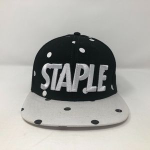 Staples Snapback Hat Streetwear Polka Dots